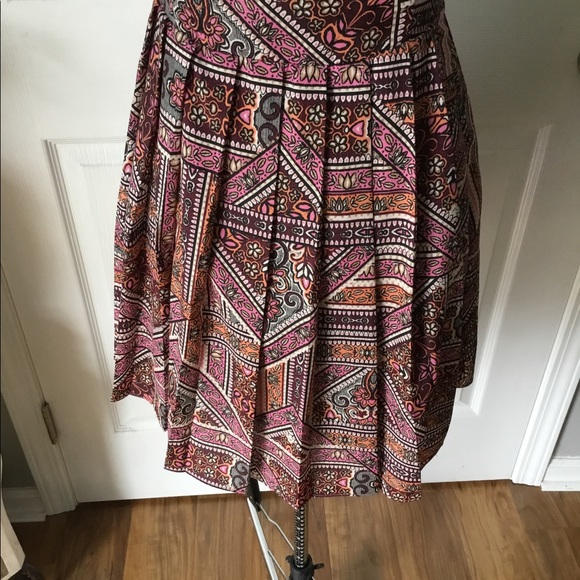 Altard State Fit Flare Dress Cut Out Back Pleated - Picture 3 of 8